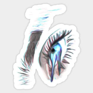 Ocean Eyes Sticker